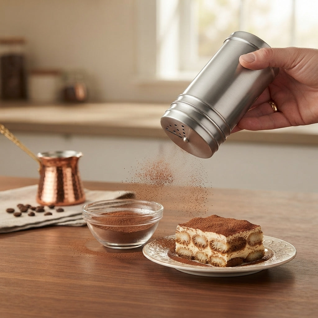 Sabor na Medida Certa: Saleiro de Mesa Moderno e Durável em Inox - (AYD63-38)