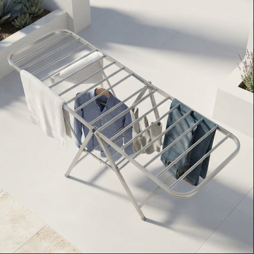 Varal Dobrável Vertical 59*119cm: Durabilidade em Aço Inoxidável e Máximo Espaço para Secar Roupa - (AYD233-64)