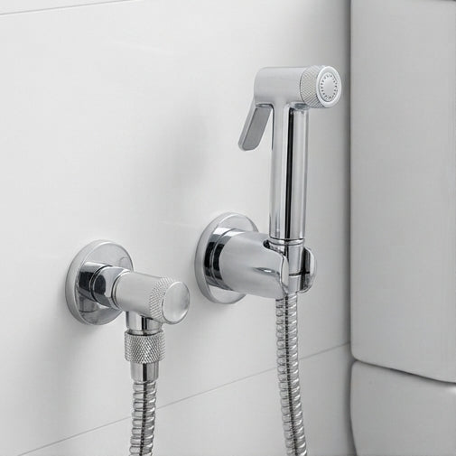 Conjunto de Chuveiro Higiénico 3 em 1 com Gatilho Ergonómico e Mangueira Flexível - (chu0012)