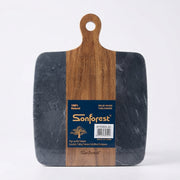 Tábua de Corte com Contraste Exclusivo Sonforest – Elegância Rústica para Destacar a Sua Mesa - (AYD353-20)