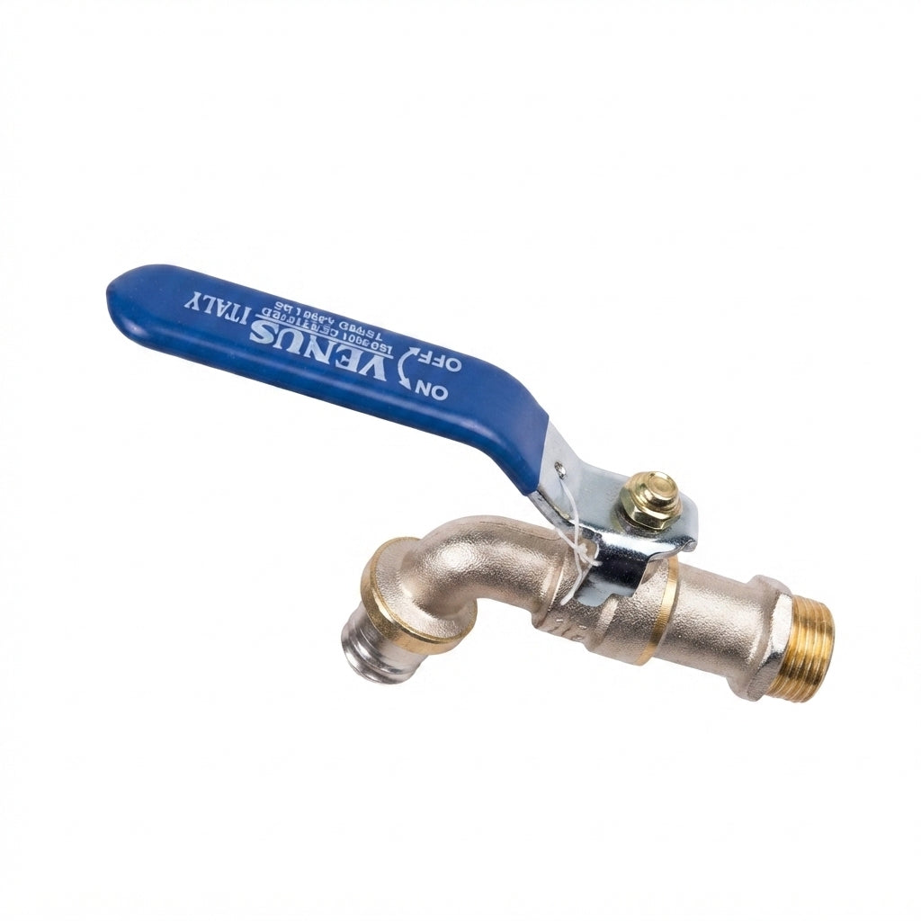 Válvula de Esfera 1/2" Vénus Itália com Alavanca Azul e Alta Durabilidade - (AYA123-45)