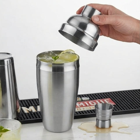 Coqueteleira Profissional em Aço Inoxidável, 350ml: Elegância e Precisão para as Suas Bebidas - (AYD233-91)