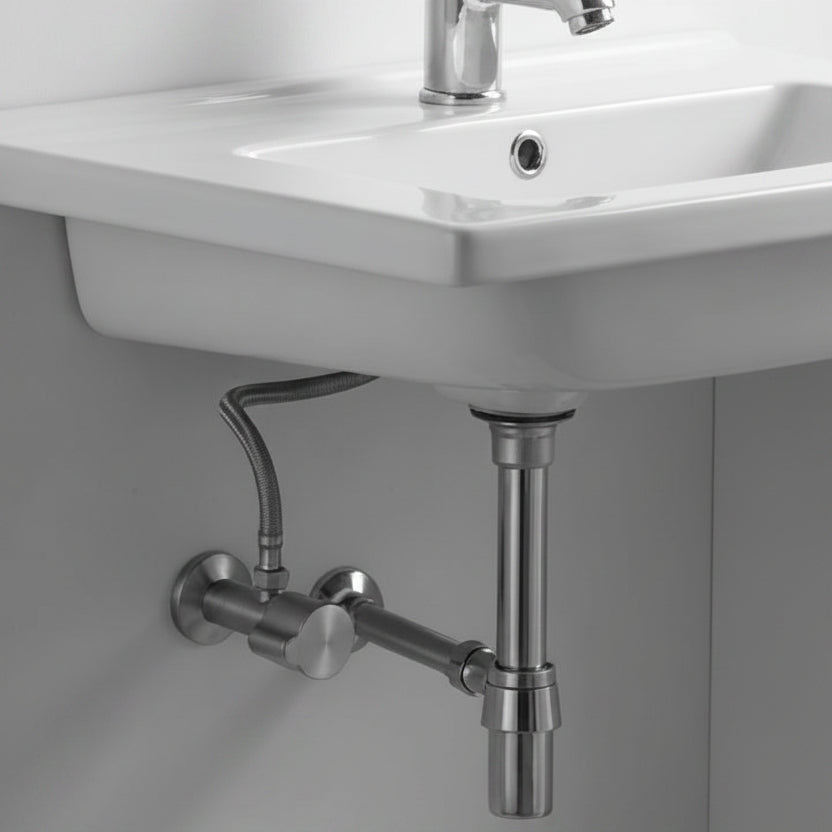 Torneira de Esquadria Escovada Minimalista – Design e Eficiência - (AYA123-2)