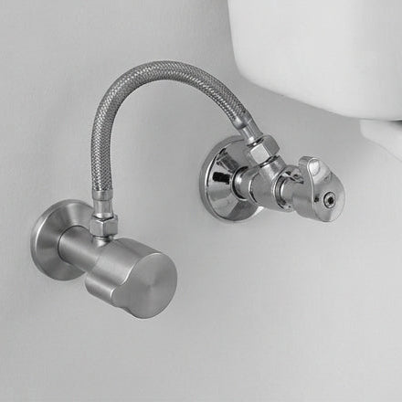 Minimalist Brushed Mitred Tap – Design and Efficiency - (AYA123-2)