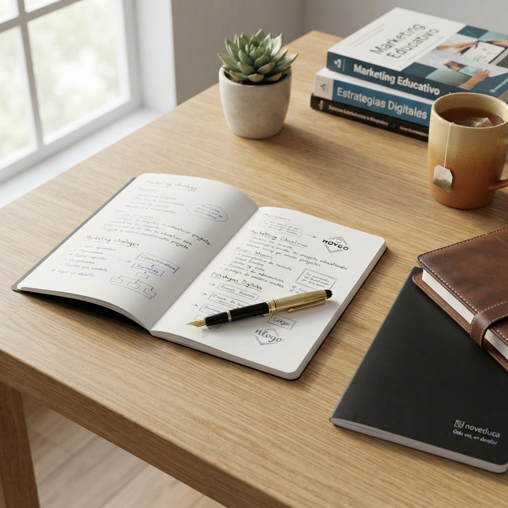 Noveduca Caderno Minimalista A5: Sofisticação e Praticidade para as Suas Anotações Diárias - (CADERNO80)
