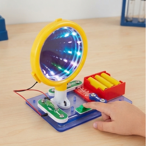 Kit de Construção de Experiência Científica Túnel de Luz BEA Toys 8 Modos - (AYC170-11)