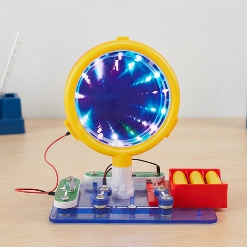 Kit de Construção de Experiência Científica Túnel de Luz BEA Toys 8 Modos - (AYC170-11)