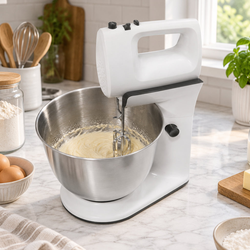 Batedeira com Tigela em Inox, 4L: A Aliada Perfeita para as Suas Receitas