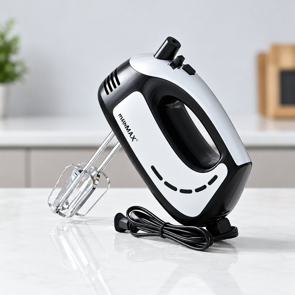 Minmax Hand Mixer MMX-908 500W: Praticidade e Potência Compacta para o Seu Dia a Dia - (BAT4002)