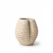 Medium Modern Ceramic Vase with Ridges - (AYD312-2)
