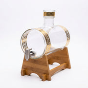 Dispensador de Bebidas 5L com Suporte de Madeira: Elegância e Praticidade para Servir - (AYD54-10)