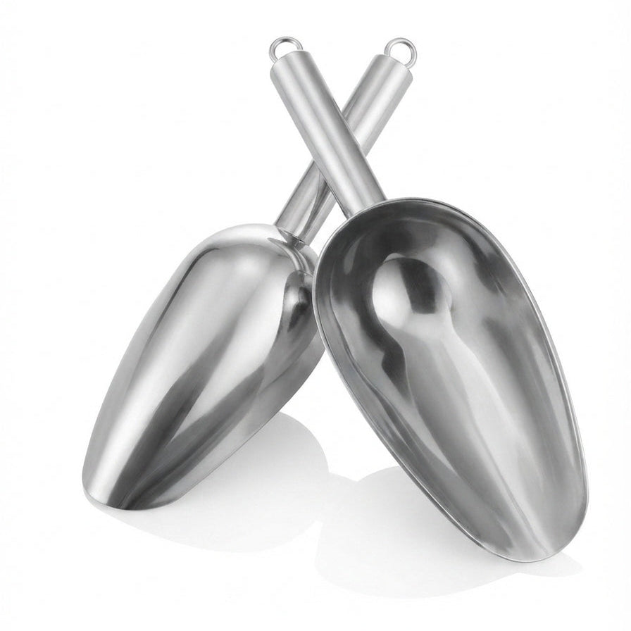 Pá Dosadora Compacta 19cm em Inox: Praticidade e Higiene para o Seu Negócio - (AYD233-21)