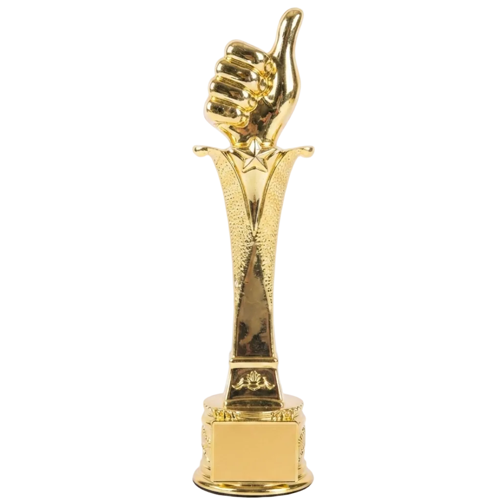 O Polegar de Ouro: Um brinde à excelência e ao trabalho bem-feito - (AYD82-9)