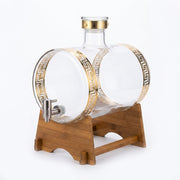 Dispensador de Bebidas 7.5L com Base de Madeira: Elegância e Praticidade para Servir - (AYD54-11)