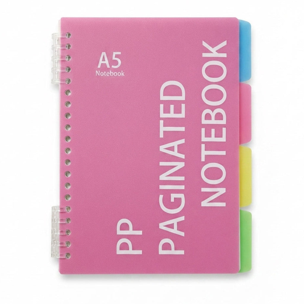 Atenção! Caderno Argolado A4 Pautado com Elásticos e Divisórias - (AYC152-8)