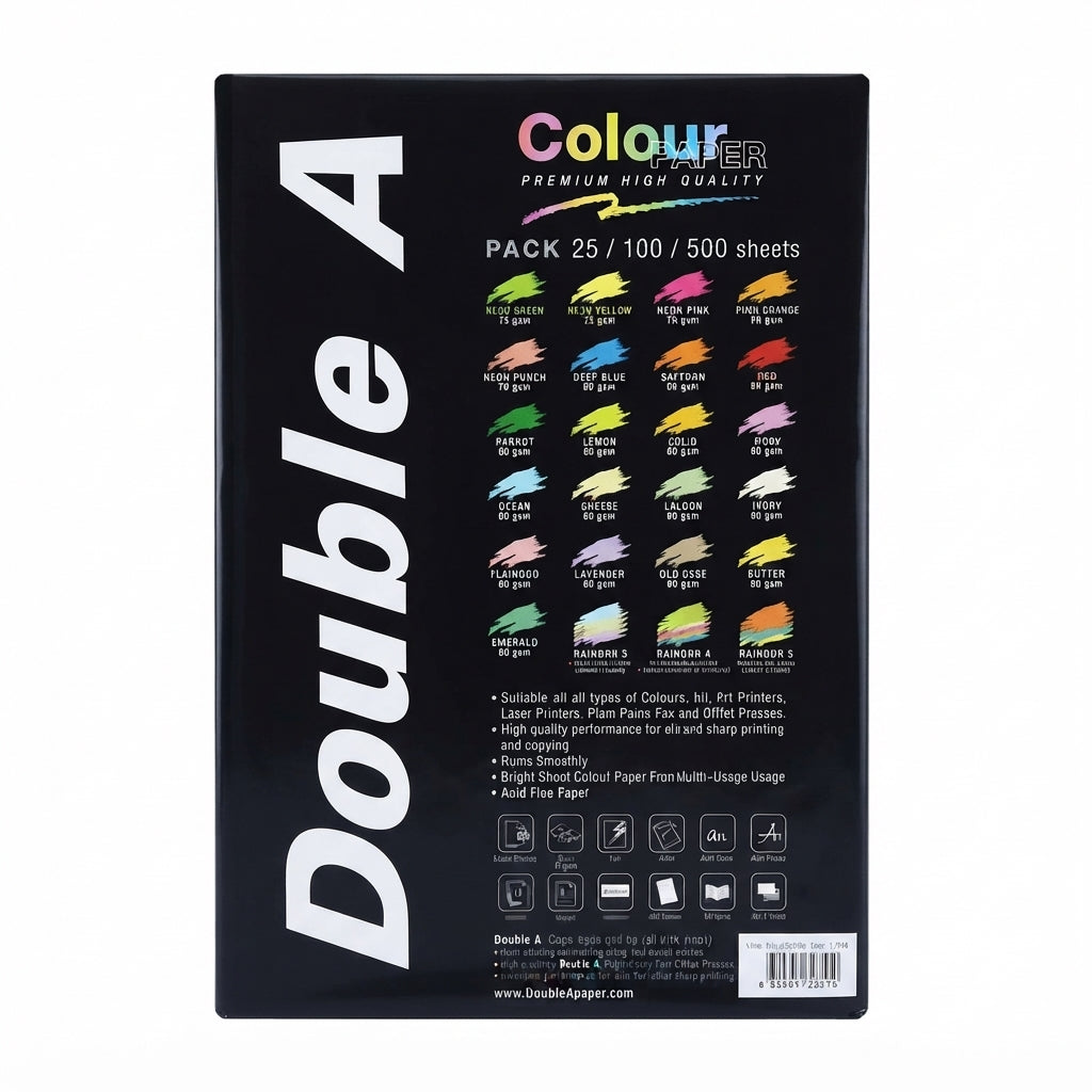 Double A A4 Colored Copy Paper, 500 Sheets - (PAP0007)