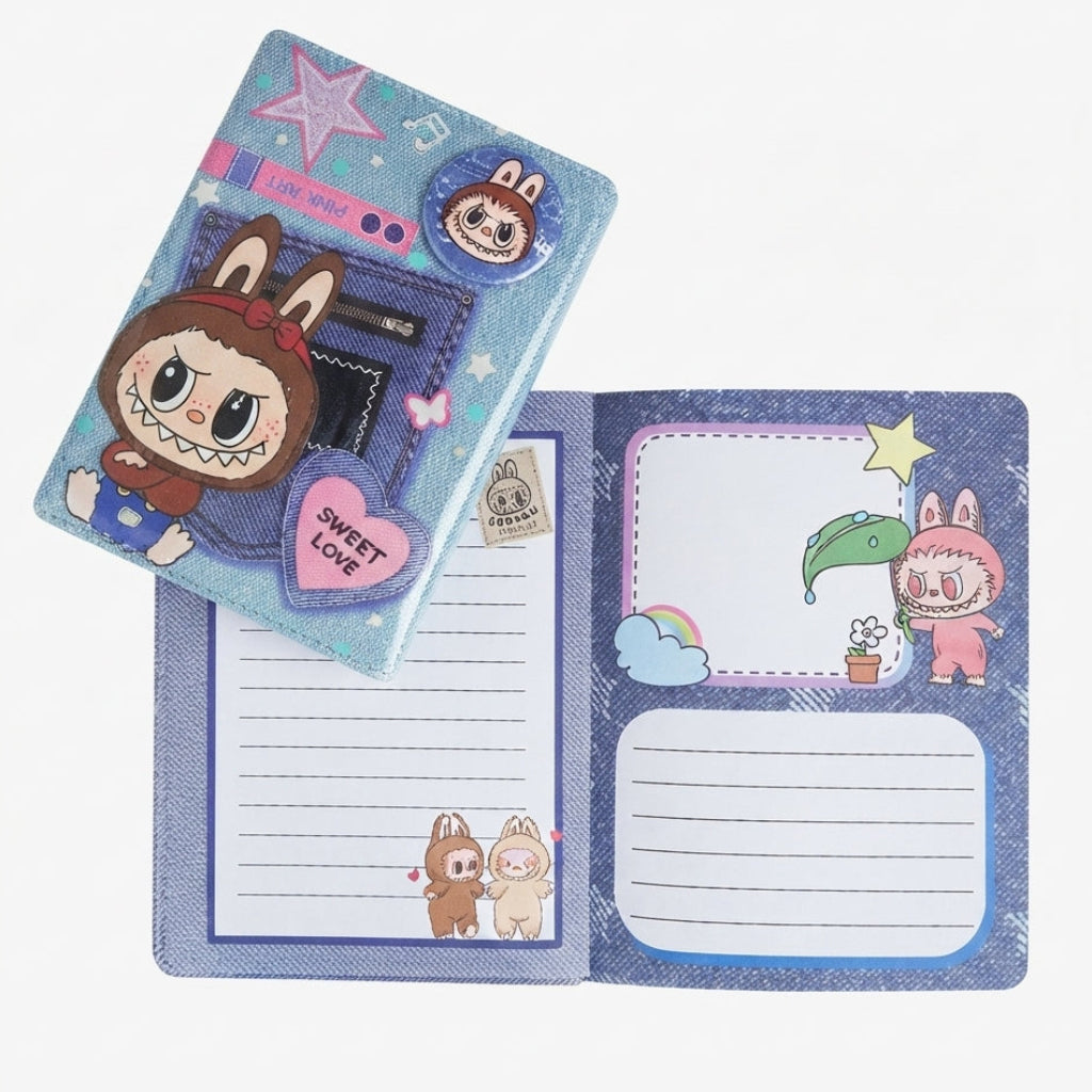 Labubu A5 Notebook Cute Stylish Journal for Daily Notes - (AYC328-19)