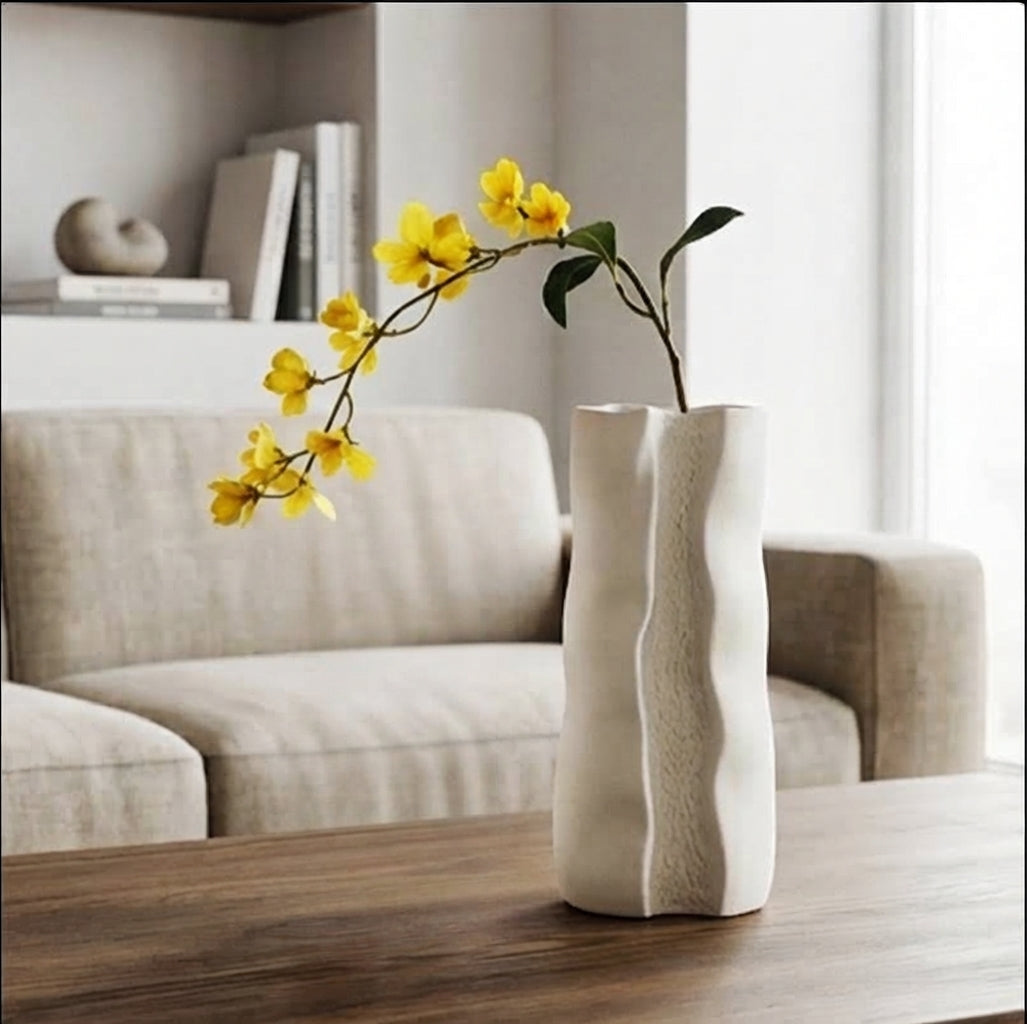 Modern Textured Ceramic Vase - (AYD312-33)