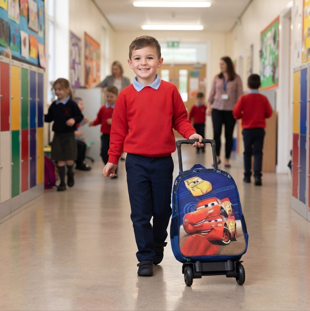 Conjunto Escolar Infantil (Mochila, Lancheira e Estojo): O Companheiro Perfeito para os Pequenos Heróis - (AYD61-1)