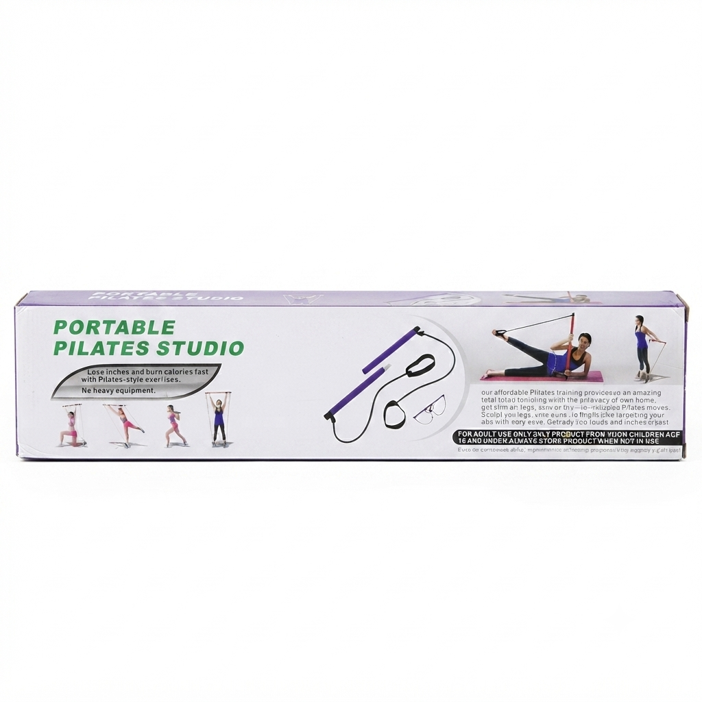 Zhenjiang Deep Fitness Upgraded Pilates Bar Kit Portable Exercise Stick - (