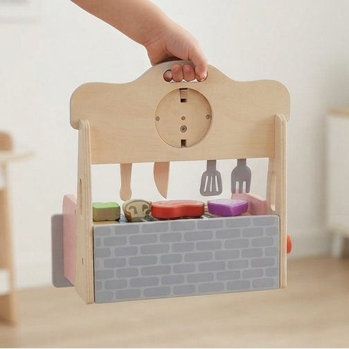 Conjunto de Churrasco: O Brinquedo de Churrasco Perfeito para Pequenos Chefs - (AYC166-15)