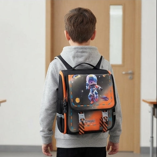 Mochila Ergonômica Escolar com Alças Ajustáveis: Design Mágico e Proteção para a Rotina Escolar - (AYC180-3)