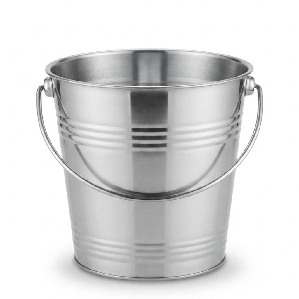 Balde de Aço Inoxidável 10 Litros: Robustez, Higiene e Versatilidade em Um Só Produto - (AYD233-129)