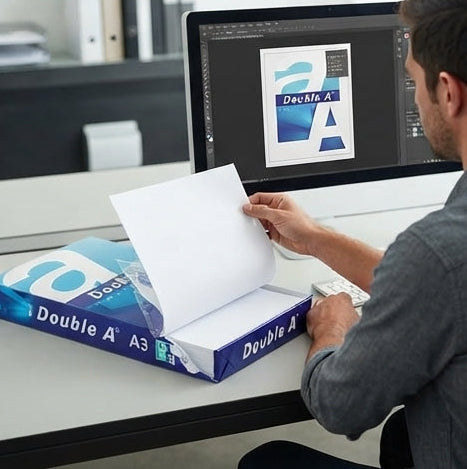 Double A 80gsm A3 Copy Paper 500 Sheets - (A3D500)