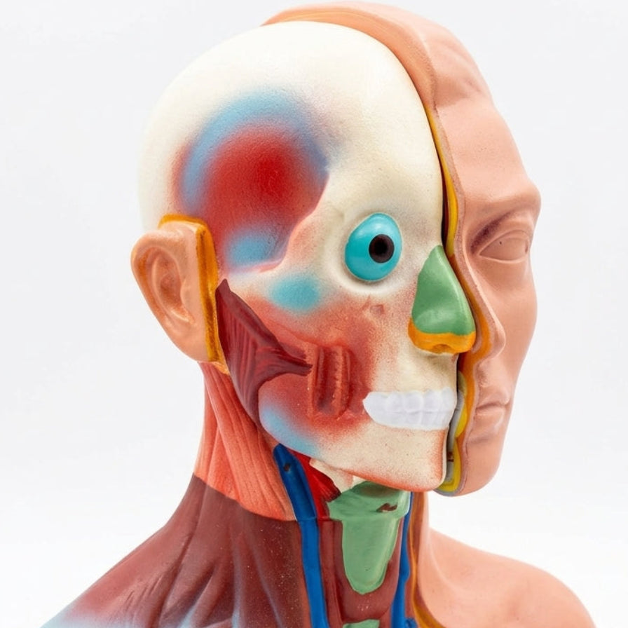 Tronco Anatómico Humano 3D com Órgãos Removíveis, 42cm: Peça Demonstrativa Profissional - (AYC329-11)