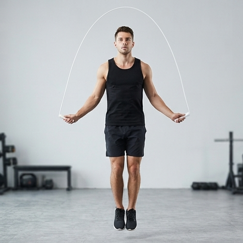 Corda de Pular Fitness: Praticidade e Dinamismo para o Seu Treino - (AYD273-18AB)