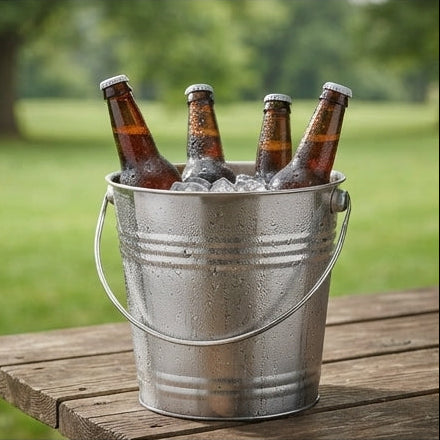 Stainless Steel Bucket 8 Litres: Premium Finish and Professional Durability - (AYD233-128)