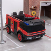 Heróis em Ação: Carro dos Bombeiros Elétrico de 2 Lugares com Vapor e Sirene - (AYC178-14)