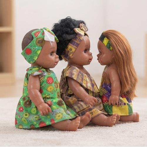 Kit Herança Africana: Bonecas Educativas e Inclusivas - (AYC169-60)