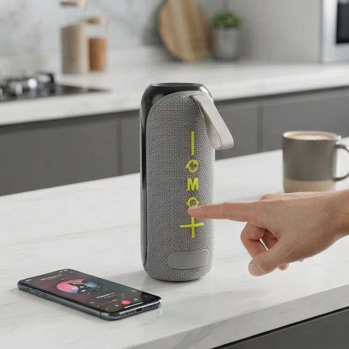 Colunas Bluetooth KLGO com Luzes Dinâmicas: Alta Fidelidade, Estilo Moderno e Resistência para Levar para Todo o Lado - (IT0149)