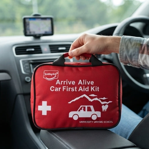 Segurança em Movimento, 20X15cm: Kit de Primeiros Socorros para Carro - (AYD271-4)