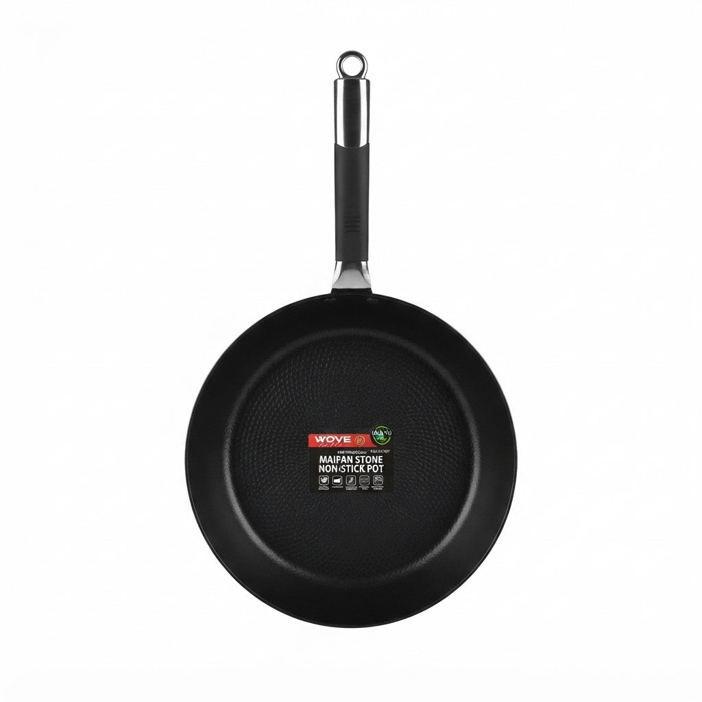 Frigideira Antiaderente Wove Maifan Stone: O Segredo para Cozinhar de Forma Saudável - (AYD310-52)