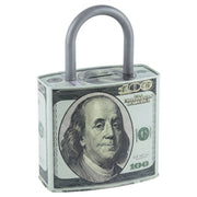 Cofre Cadeado Dólar 100: Guarde as Suas Economias com Muito Estilo - (AYC335-33)