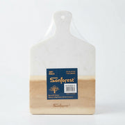 Sonforest Marble and Wood Serving Board with Handle: Ergonomic Elegance for Stylish Serving - ( AYD353-3)