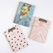 Integrated Clipboard Notebook with Artistic Cover: Elegance and Firmness on the Go - (AYC328-17)