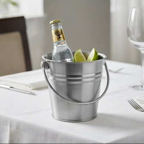 Mini Balde de Inox 1,5L com Asa Metálica: O Toque Funcional e Moderno que Faltava - (AYD233-124)