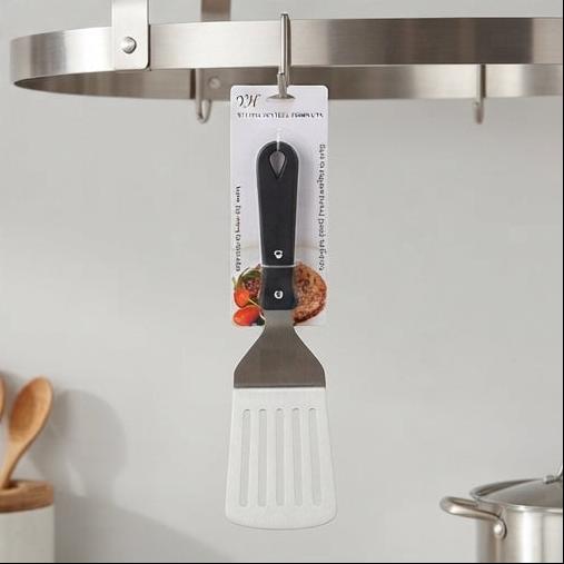 Espátula de Inox YH com Fendas: Precisão e Leveza para Seus Grelhados - (AYD243-70)