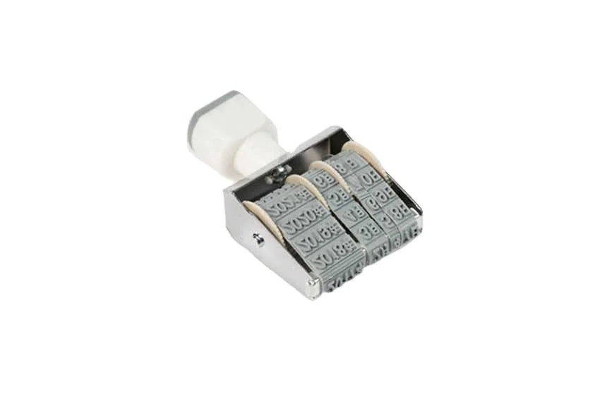 Adjustable Date Rolling Stamp Retro Printing Seal for DIY Scrapbooking