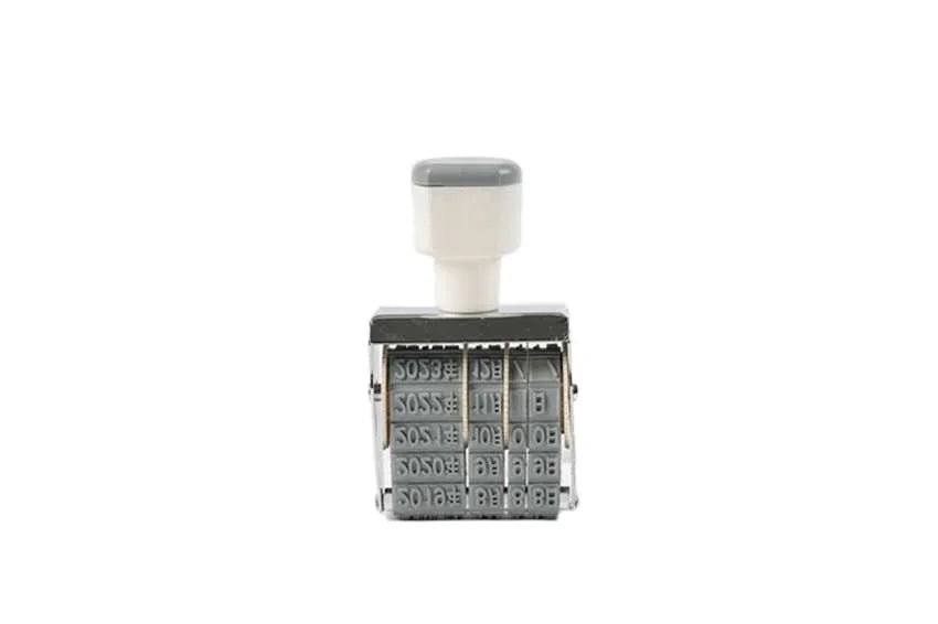 Adjustable Date Rolling Stamp Retro Printing Seal for DIY Scrapbooking