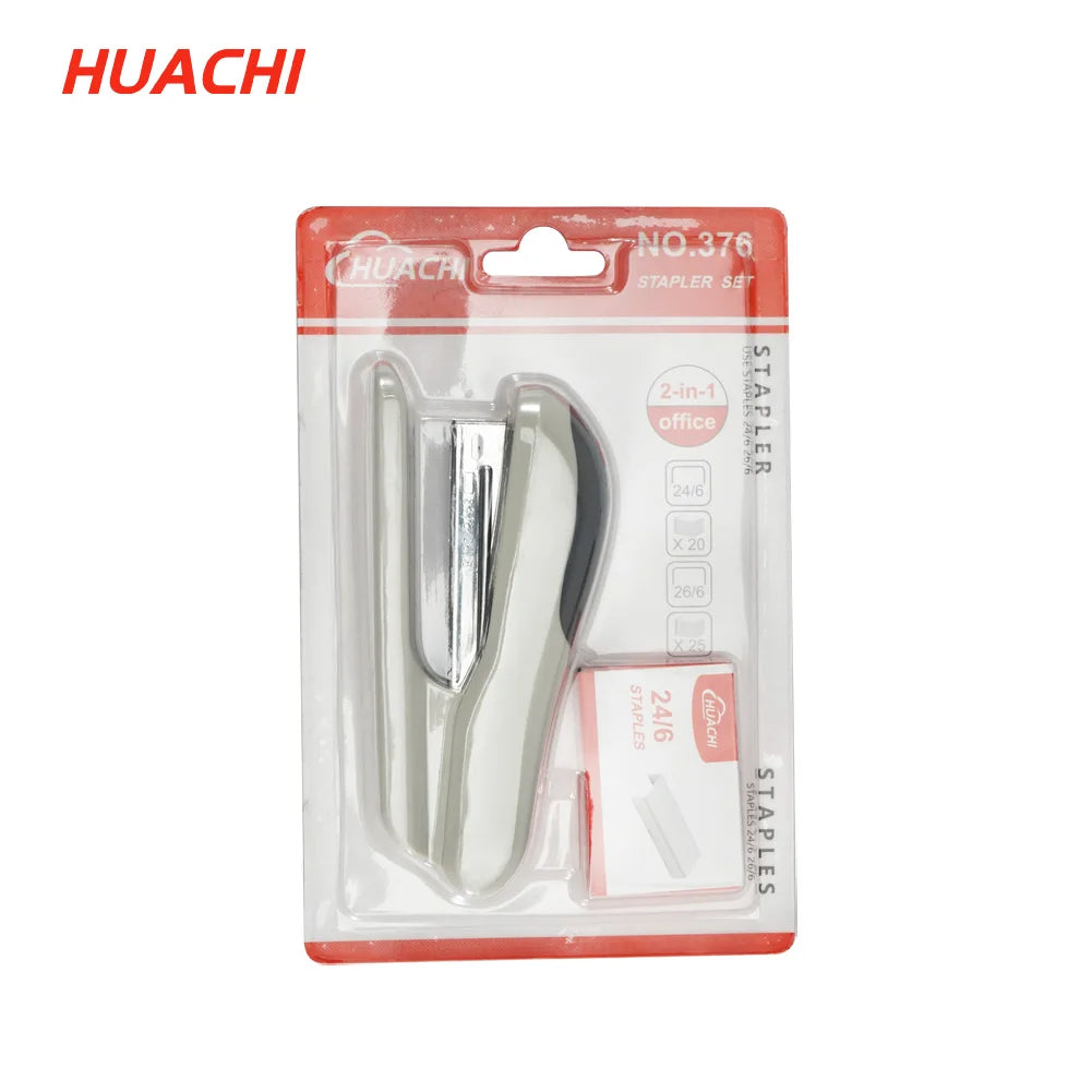 Standard Manual Plastic Stapler with 24/6 & 26/6 Staples