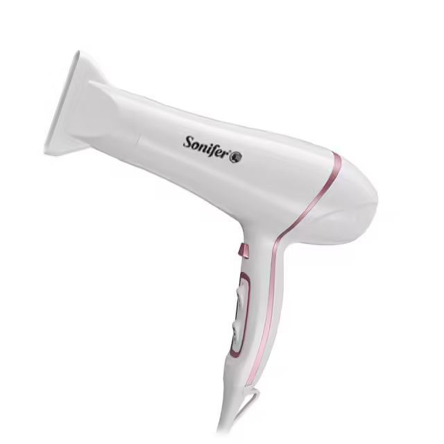 Secador de Cabelo Profissional Sonifer SF-9534 de Alta Potência, Dupla Voltagem e Secagem Rápida