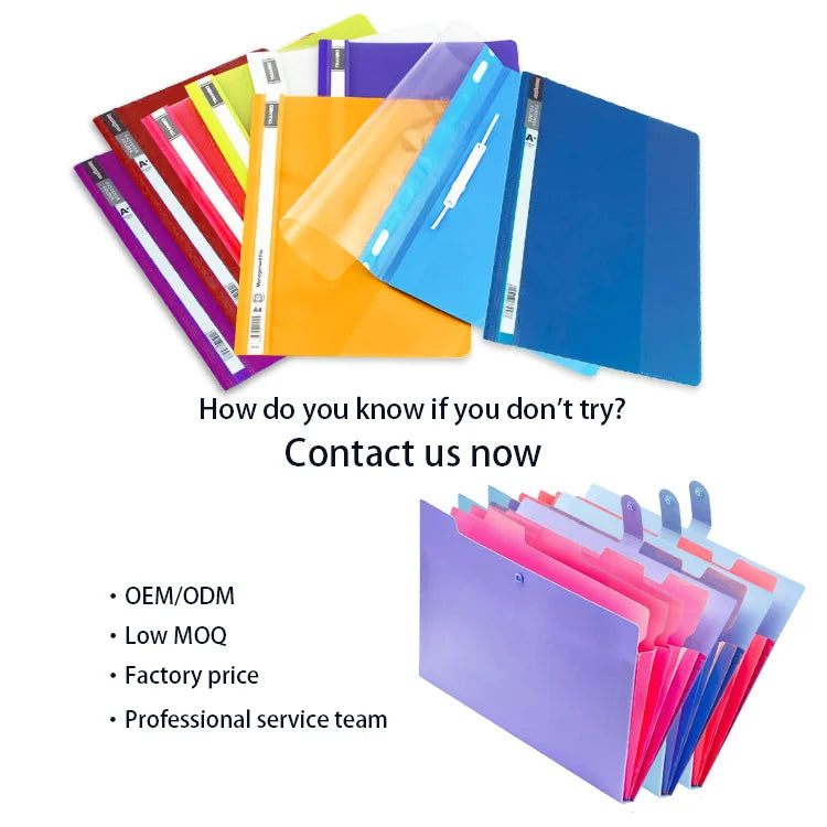 Customizable PVC Lever Arch File Folder for Office Documents