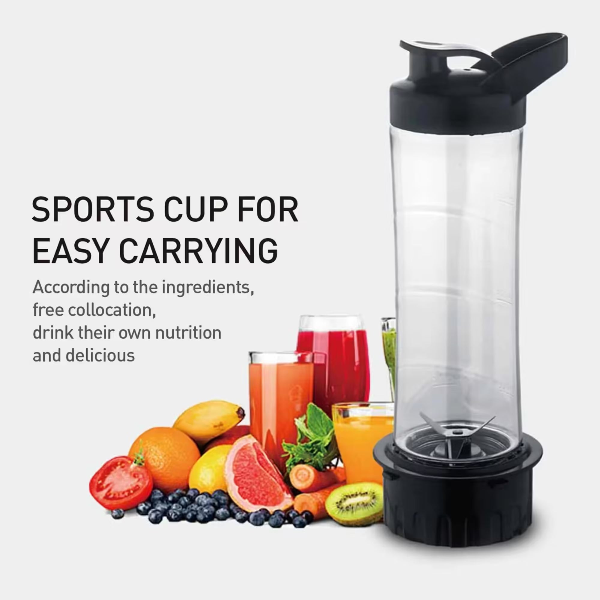 Liquidificador e Picador Elétrico Sonifer SF-8113 2 em 1 de 500 W com Jarro de Vidro (cod: SF-8113)