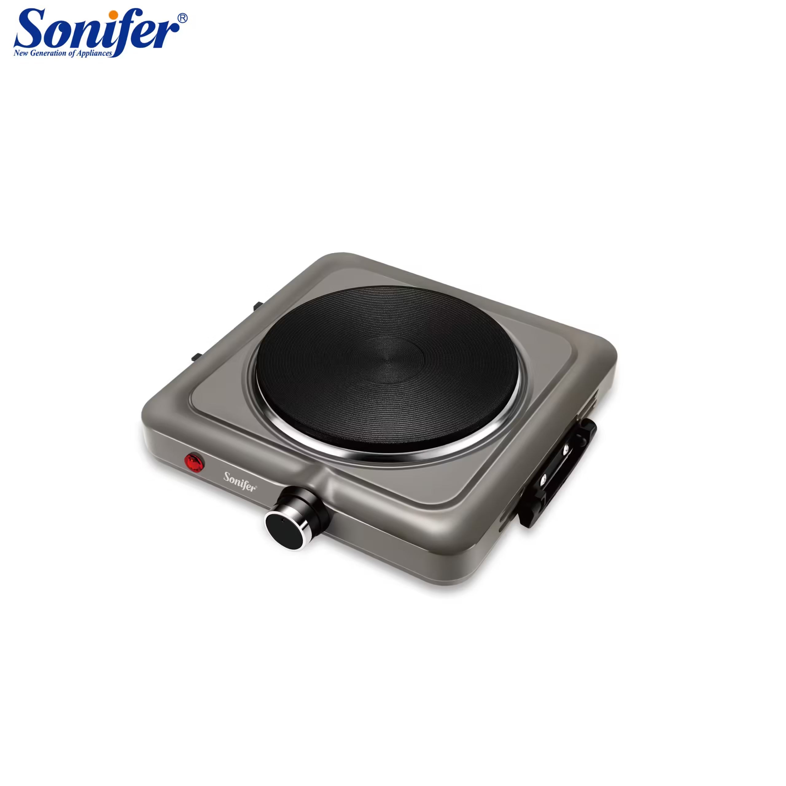 Placa Elétrica Portátil com Um Queimador Sonifer SF-3053 1000W Sem Fumo