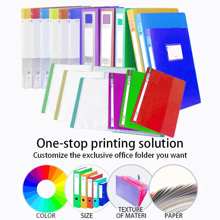 Customizable PVC Lever Arch File Folder for Office Documents