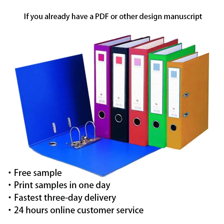 Customizable PVC Lever Arch File Folder for Office Documents